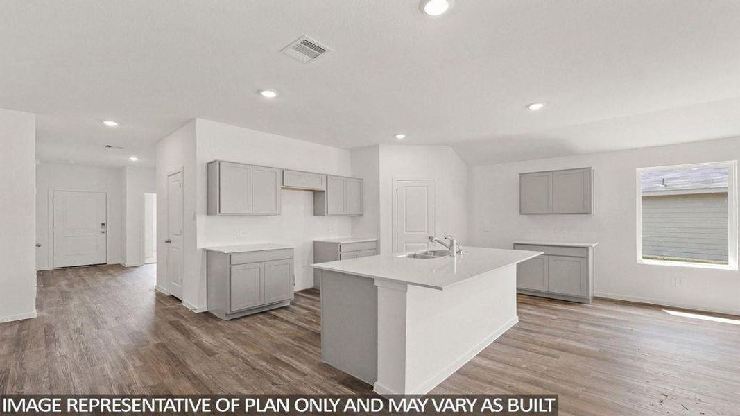 Furnished interior view inside a new home in New Waverly Station, New Waverly (Image 4).