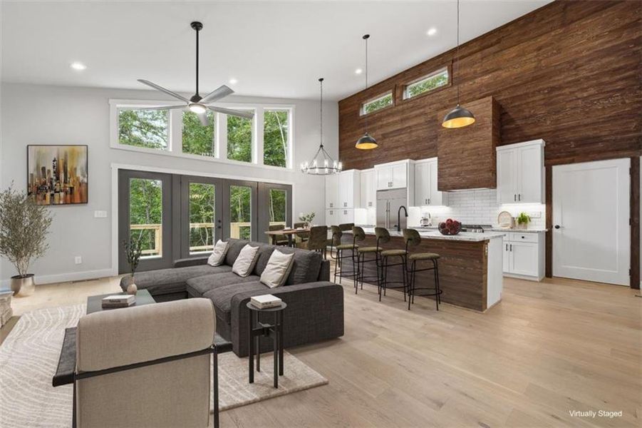 Furnished interior view inside a new home in , Ellijay (Image 6). Furnished interior view inside a new home in , Ellijay (Image 6).