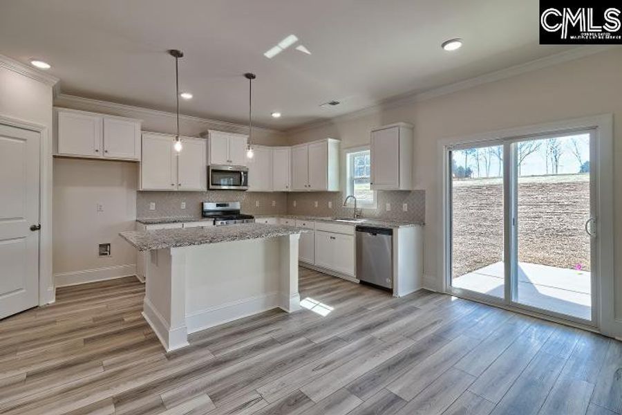 Furnished interior view inside a new home in Cottages at Roofs Pond, West Columbia (Image 7).