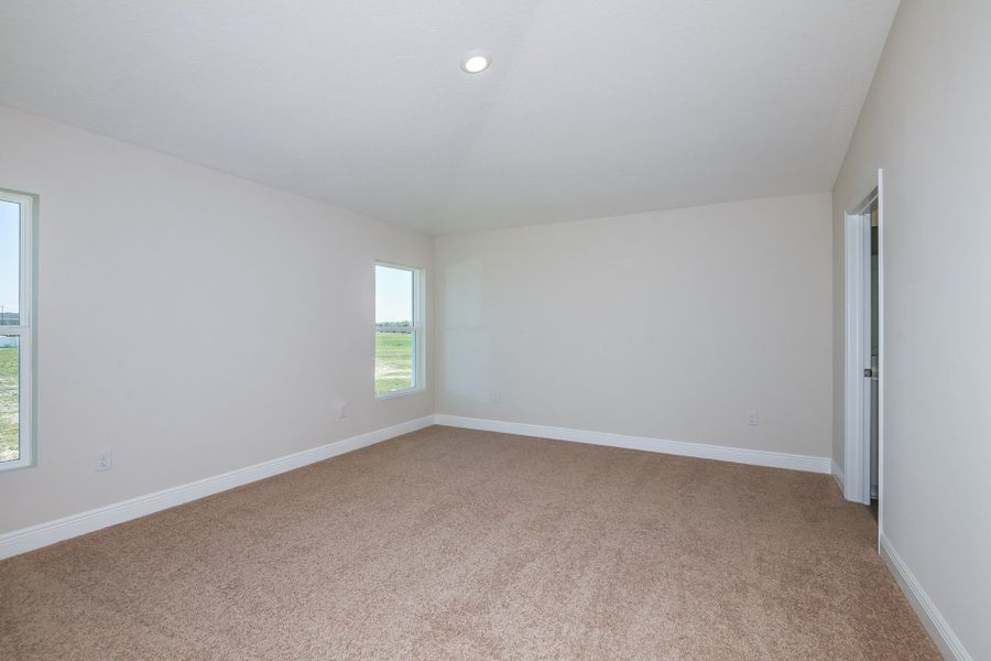Representative unfurnished interior of a home built from the Bismark by Casa Fresca Homes in Cherrywood Preserve, Ocala (Image 26). Representative unfurnished interior of a home built from the Bismark by Casa Fresca Homes in Cherrywood Preserve, Ocala (Image 26).