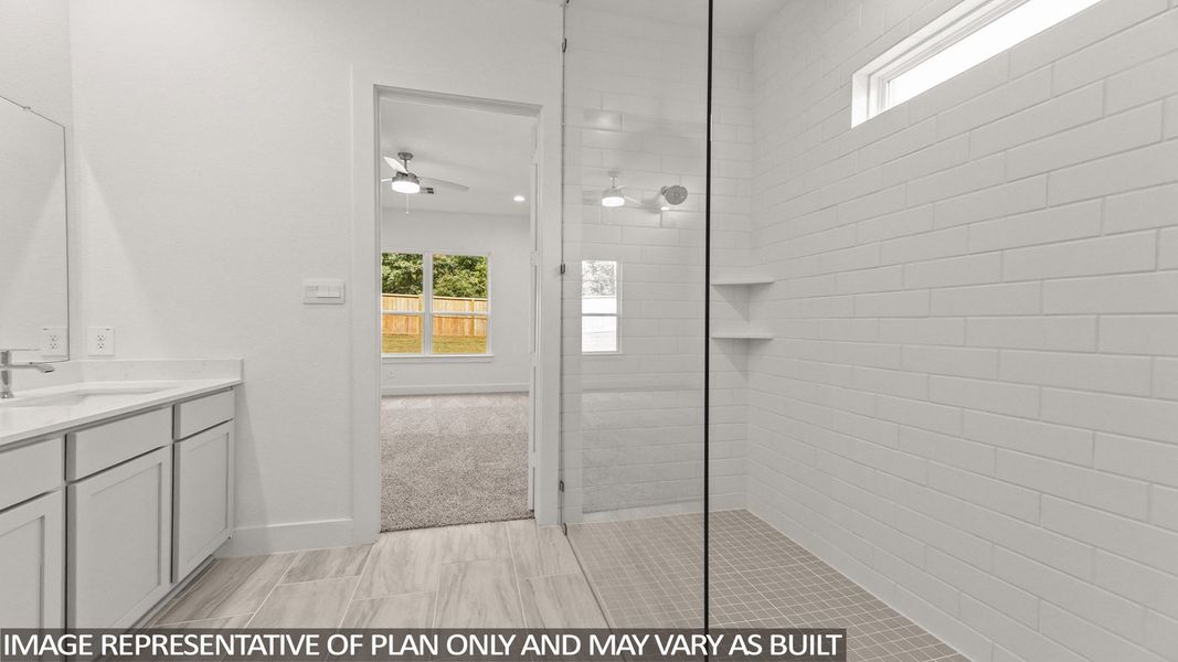 Representative furnished interior of a home built from the Tourmaline by D.R. Horton in Mill Creek Estates, Magnolia (Image 12).