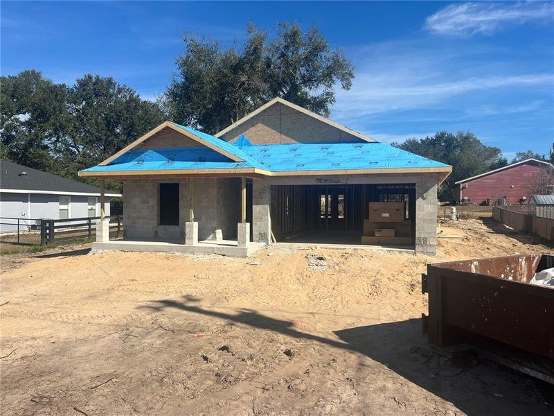 In-progress construction of a new home in Orange Blossom Hills, Summerfield, FL (Image 3). In-progress construction of a new home in Orange Blossom Hills, Summerfield, FL (Image 3).