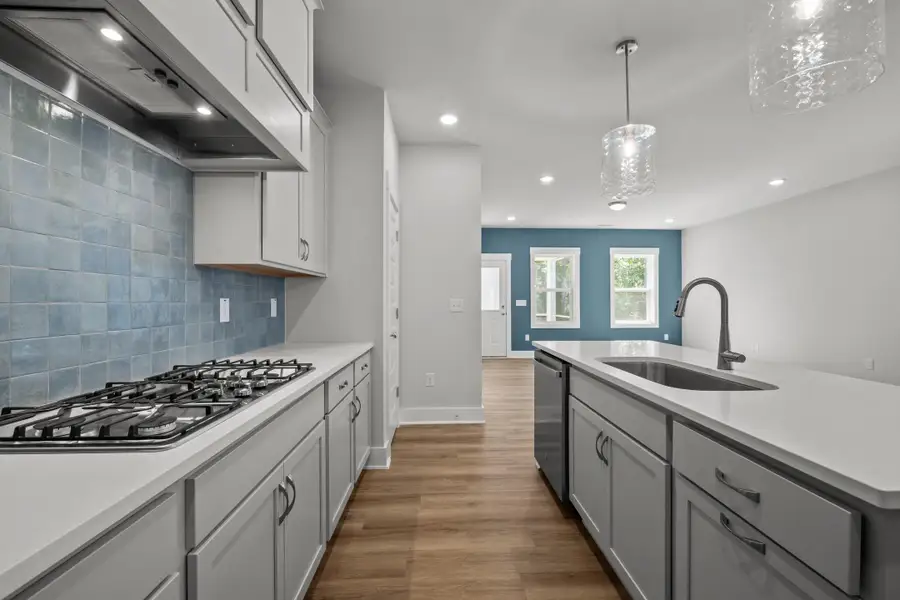Representative furnished interior of a home built from the Bliss by Garman Homes in Golden Gate, High Point (Image 8).