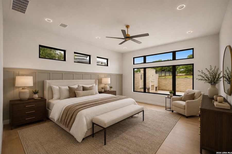 Furnished interior view inside a new home in , Boerne (Image 9).