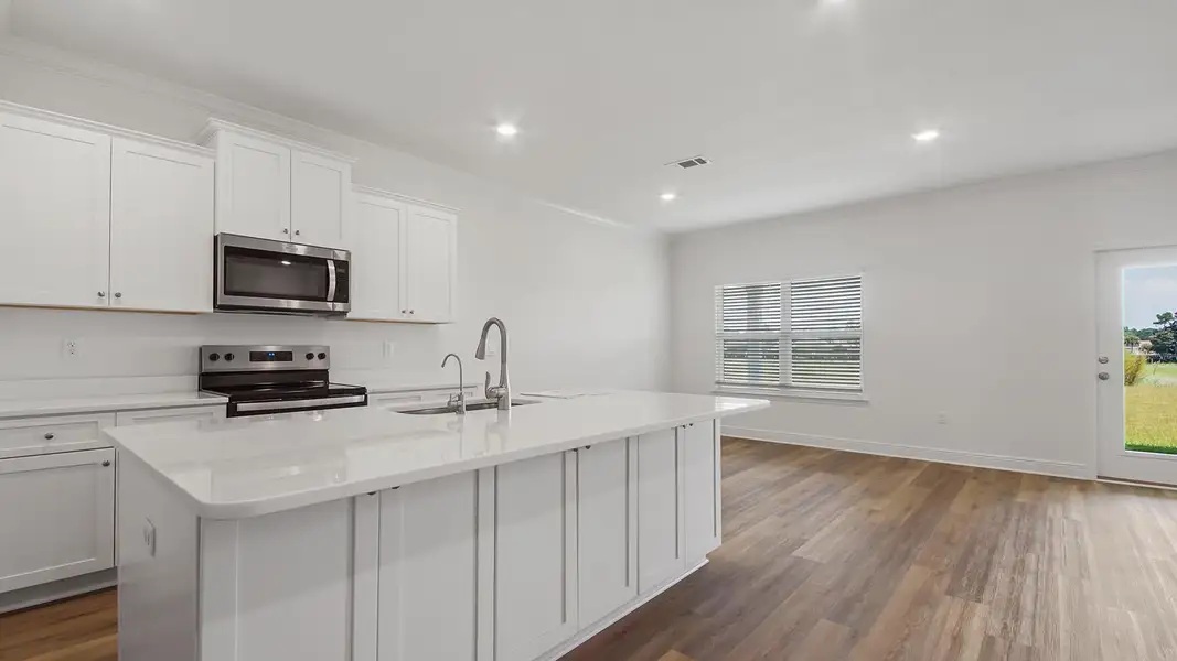 Furnished interior view inside a new home in Caballeros Estates At Hombre, Panama City Beach (Image 4).
