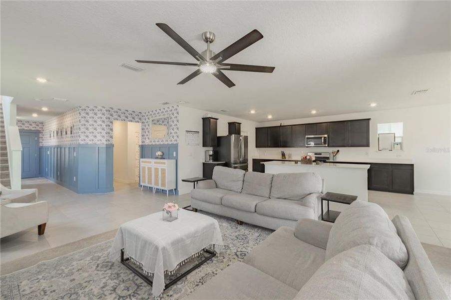 Furnished interior view inside a new home in , Land O' Lakes (Image 9). Furnished interior view inside a new home in , Land O' Lakes (Image 9).