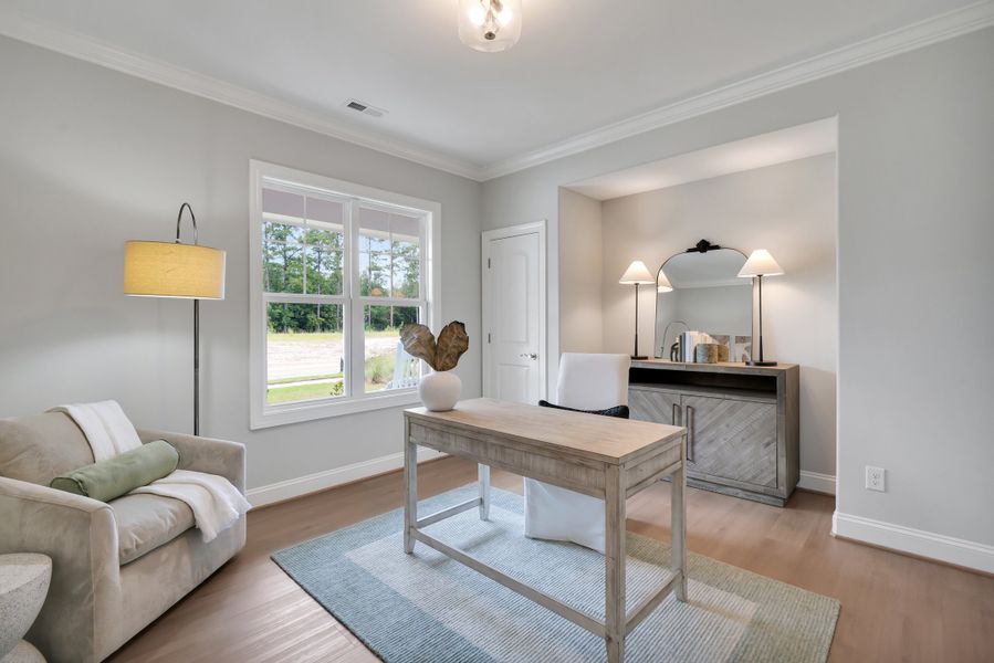 Representative furnished interior of a home built from the Pierre's Bay by Kent Homes in Oyster Harbour, Supply (Image 115).