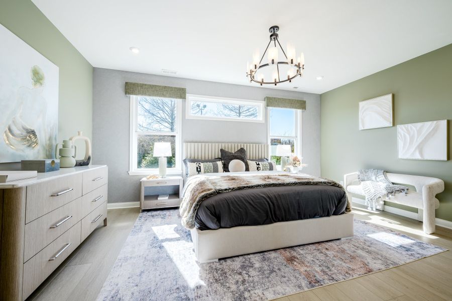 Representative furnished interior of a home built from the Magnolia by Fischer Homes in Vista Hills, Louisville (Image 23).