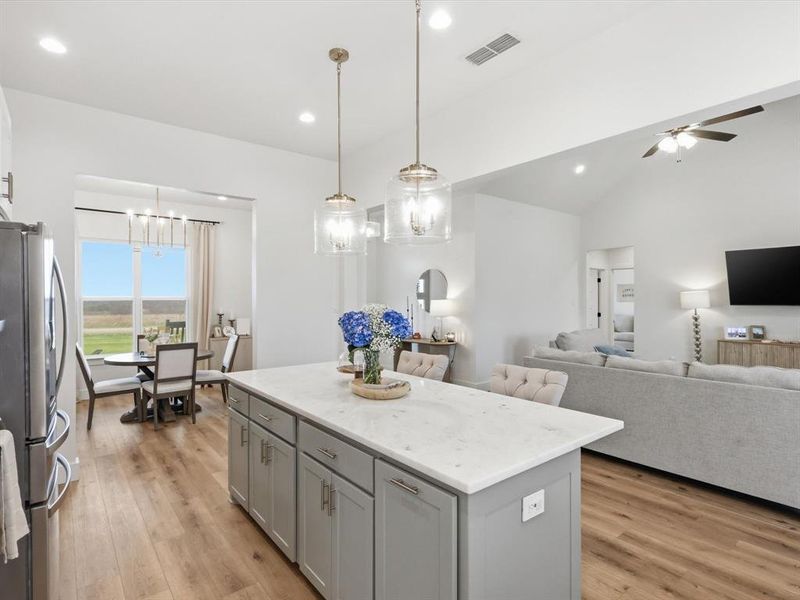 Furnished interior view inside a new home in , Weatherford (Image 16).