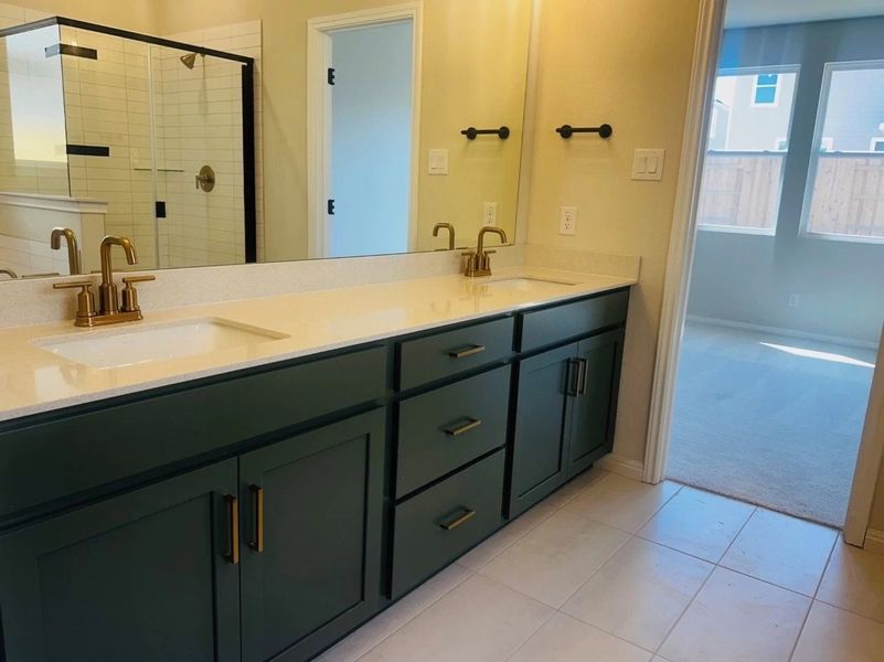 Furnished interior view inside a new home in Patterson Ranch, Georgetown (Image 8).
