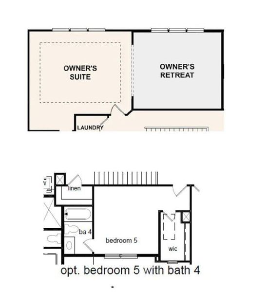 2D floor plan layout of this home in Parkview Estates, Atlanta, GA (Image 4).