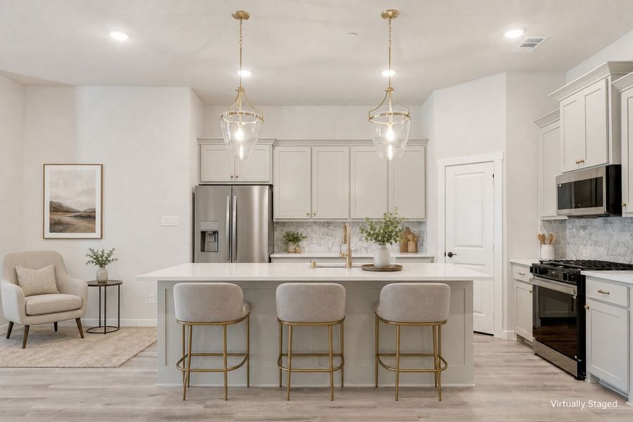 Furnished interior view inside a new home in Woodbridge Villas, Wylie (Image 6).