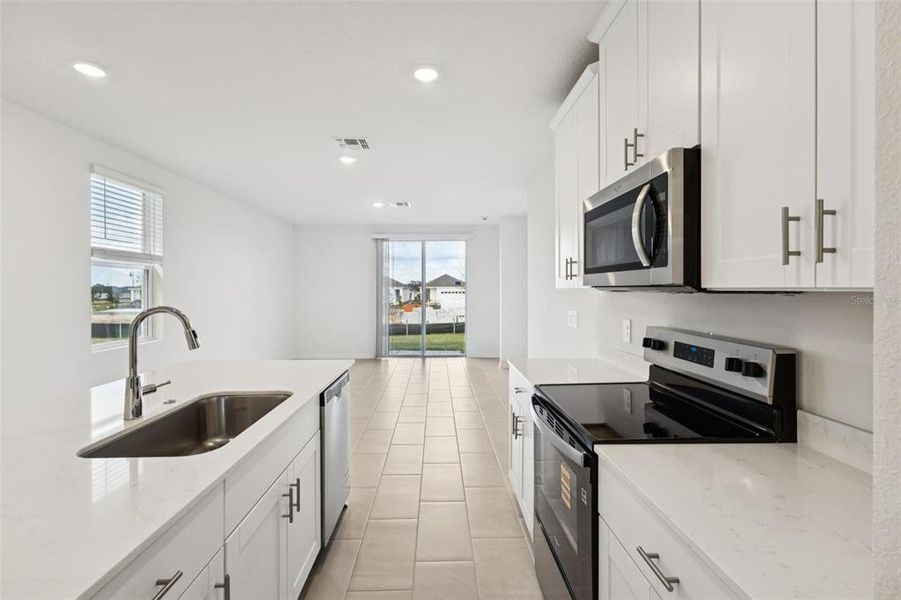 Furnished interior view inside a new home in Crosswinds - Classic Series, Haines City (Image 10).