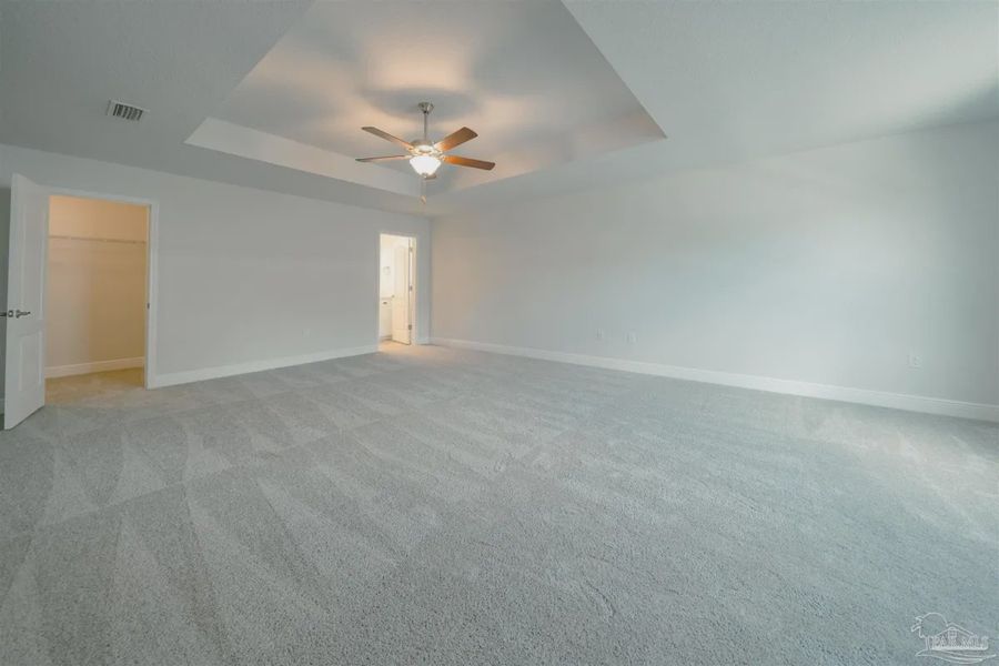 Representative unfurnished interior of a home built from the Plan 1645 by Adams Homes in Westpointe Place, Pensacola (Image 10).