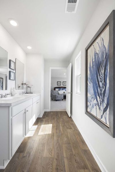 Representative furnished interior of a home built from the GALEN by D.R. Horton in The Pines at New Hampstead, Savannah (Image 35).