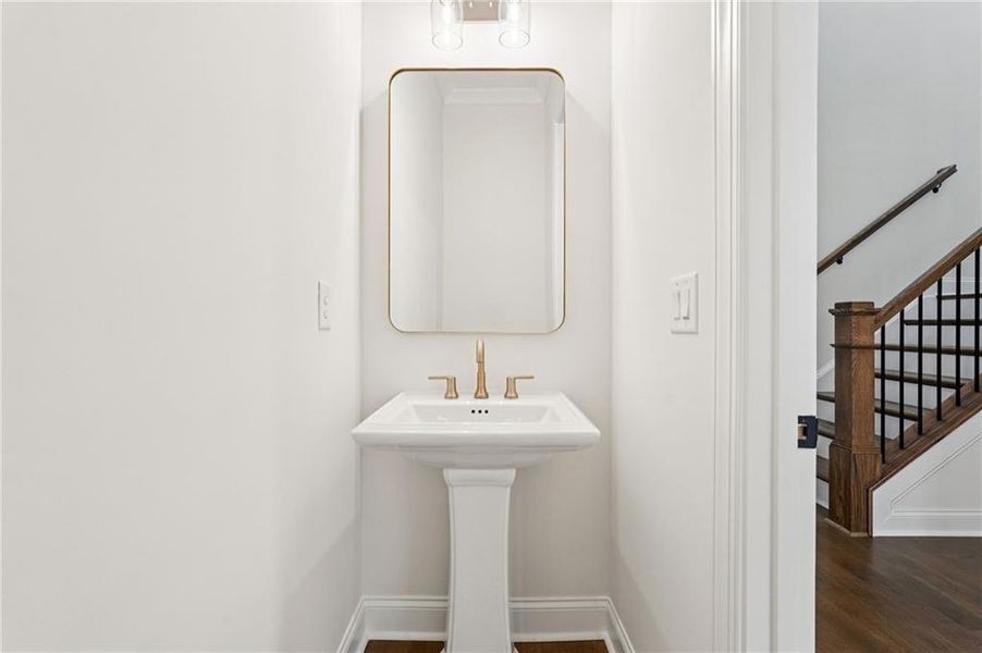 Furnished interior view inside a new home in Promenade at Sawnee Village, Cumming (Image 17).