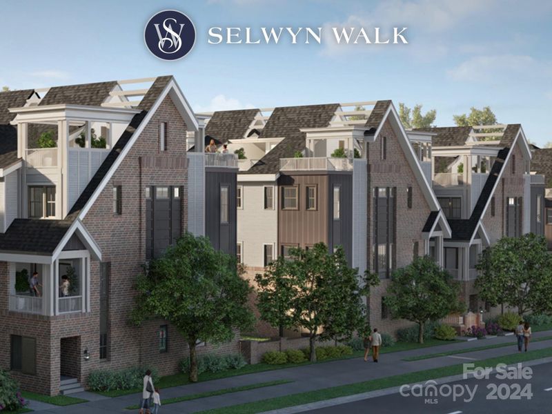 Exterior Rending Selwyn Walk Development