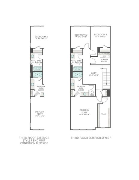 2D floor plan layout for the Regent by Tri Pointe Homes in Ascend, Charlotte, NC (Image 6).