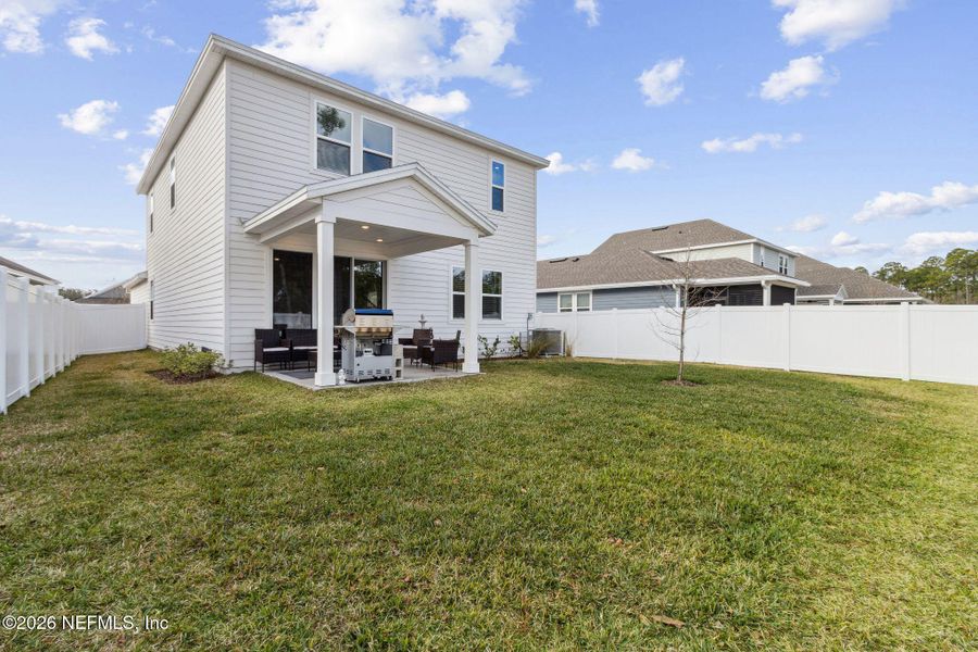 Exterior details and patio area of a home in , Fernandina Beach (Image 4).