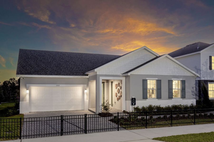 Beautiful Curb Appeal of a Central Florida Single-Family Home