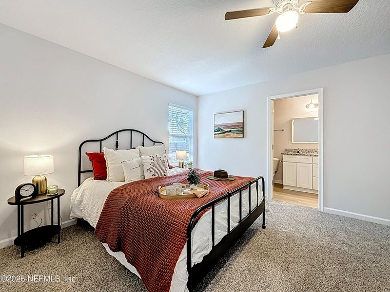 Furnished interior view inside a new home in , Jacksonville (Image 11). Furnished interior view inside a new home in , Jacksonville (Image 11).