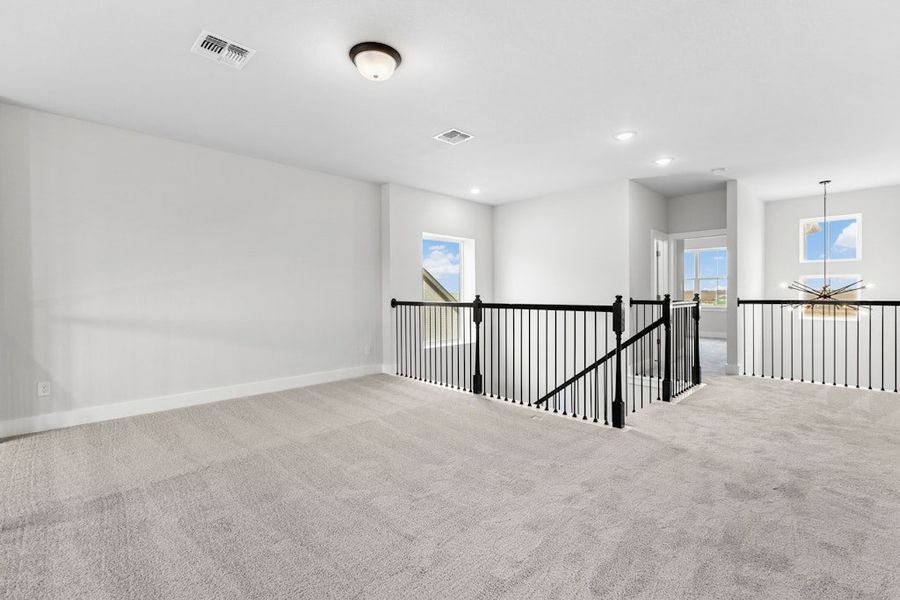 Spacious, unfurnished interior of a new home in Blackhawk, Pflugerville (Image 30).