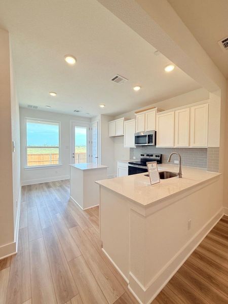 Furnished interior view inside a new home in Avery Centre, Round Rock (Image 2). Furnished interior view inside a new home in Avery Centre, Round Rock (Image 2).