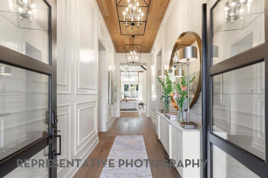 Furnished interior view inside a new home in Furst Ranch, Flower Mound (Image 17).
