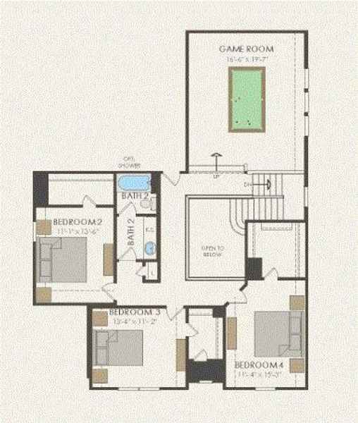 Pulte Homes, Lexington floor plan