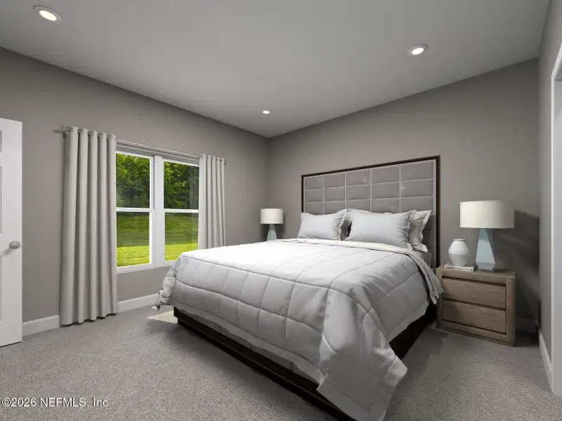Furnished interior view inside a new home in Kings Preserve, Jacksonville (Image 5). Furnished interior view inside a new home in Kings Preserve, Jacksonville (Image 5).