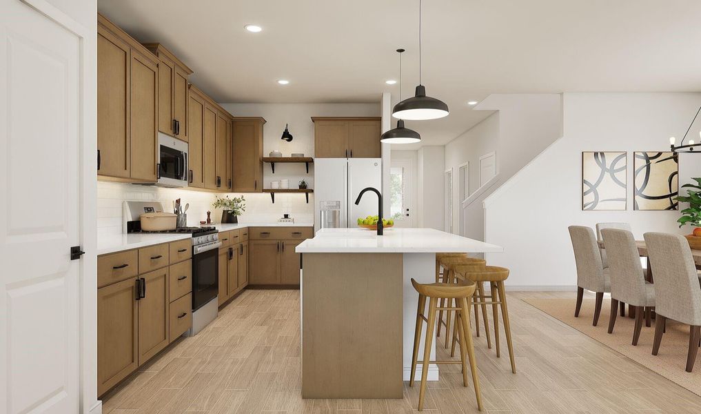 Lovely kitchen (*Artist rendering used for illustration purposes only.)