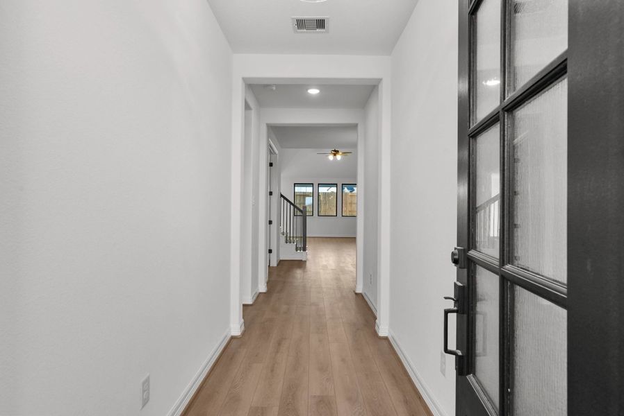 Home entry. Sample product photo. Actual exterior and interior selections may vary by homesite. Photo may be virtually staged. Home entry. Sample product photo. Actual exterior and interior selections may vary by homesite. Photo may be virtually staged.