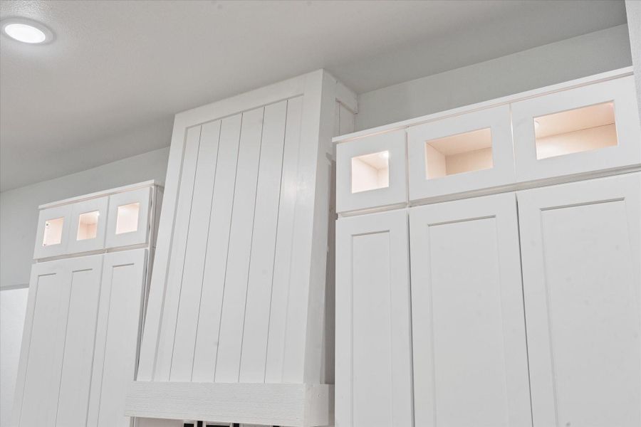 Lighted cabinetry