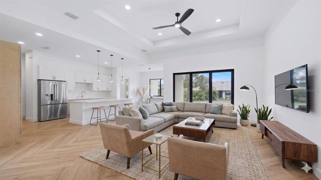 Furnished interior view inside a new home in , North Port (Image 5).