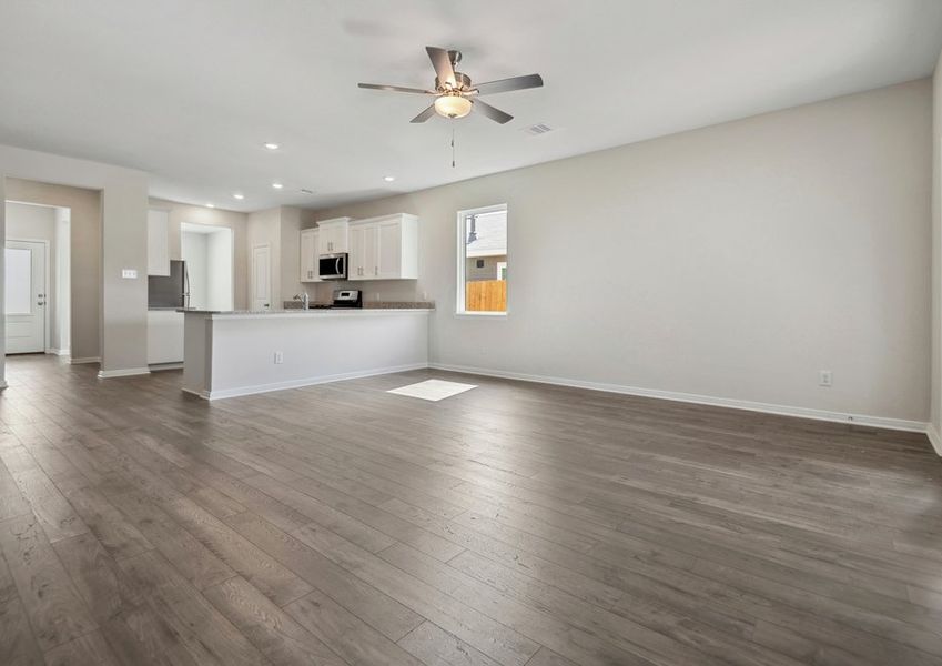 Open floor plan perfect for hosting