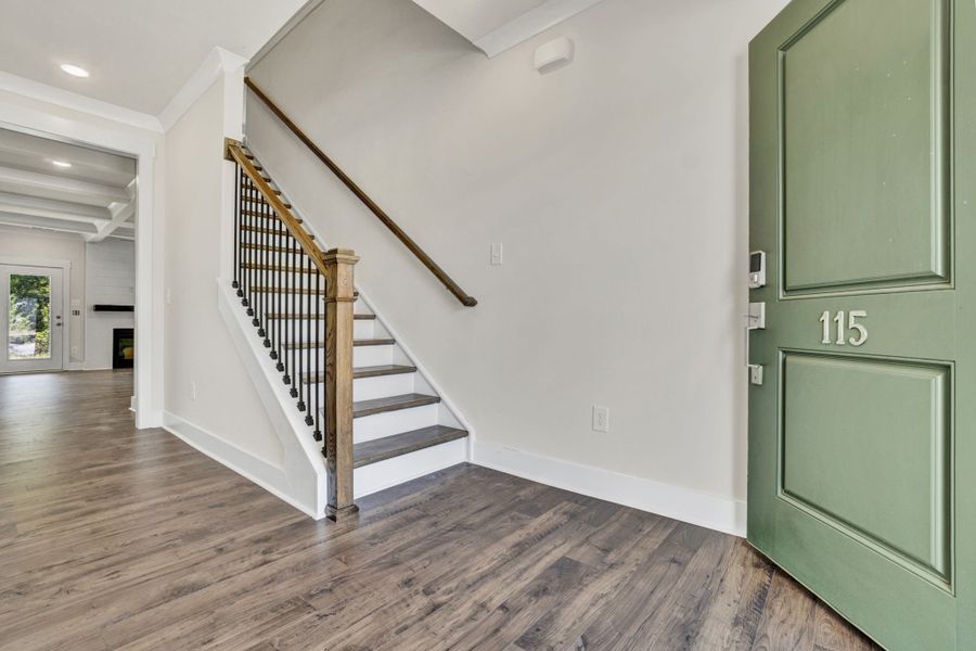 Spacious, unfurnished interior of a new home in Foxbank, Gray Court (Image 39). Spacious, unfurnished interior of a new home in Foxbank, Gray Court (Image 39).