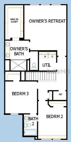2D floor plan layout of this home in , Parrish, FL (Image 4).