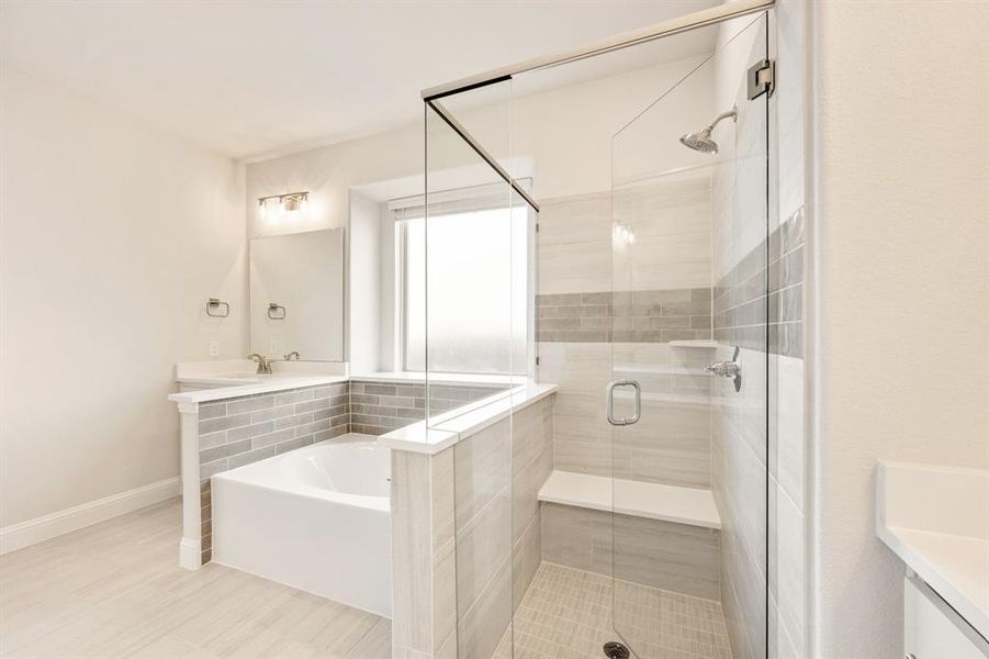 Furnished interior view inside a new home in Parks at Panchasarp Farms 65, Burleson (Image 12). Furnished interior view inside a new home in Parks at Panchasarp Farms 65, Burleson (Image 12).