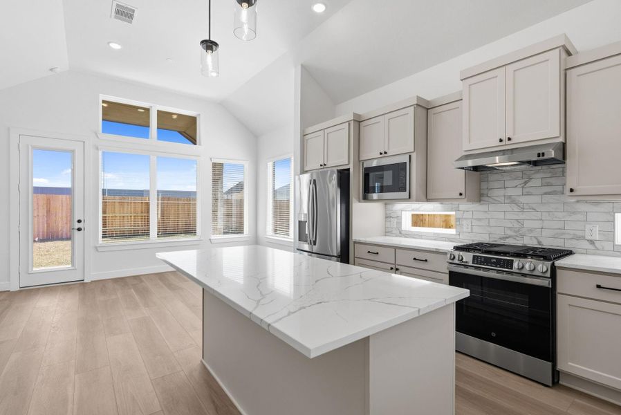 Furnished interior view inside a new home in Wood Leaf Reserve, Tomball (Image 6).