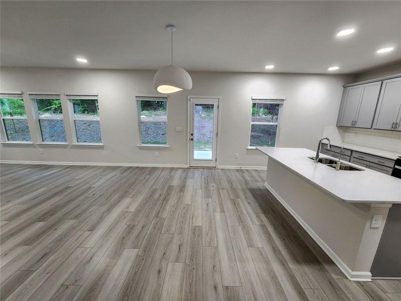Spacious, unfurnished interior of a new home in The Oaks at Dawson, Dawsonville (Image 37). Spacious, unfurnished interior of a new home in The Oaks at Dawson, Dawsonville (Image 37).