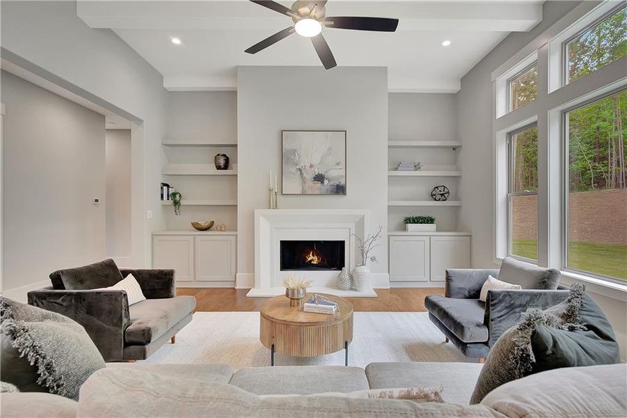 Furnished interior view inside a new home in , Newnan (Image 44). Furnished interior view inside a new home in , Newnan (Image 44).