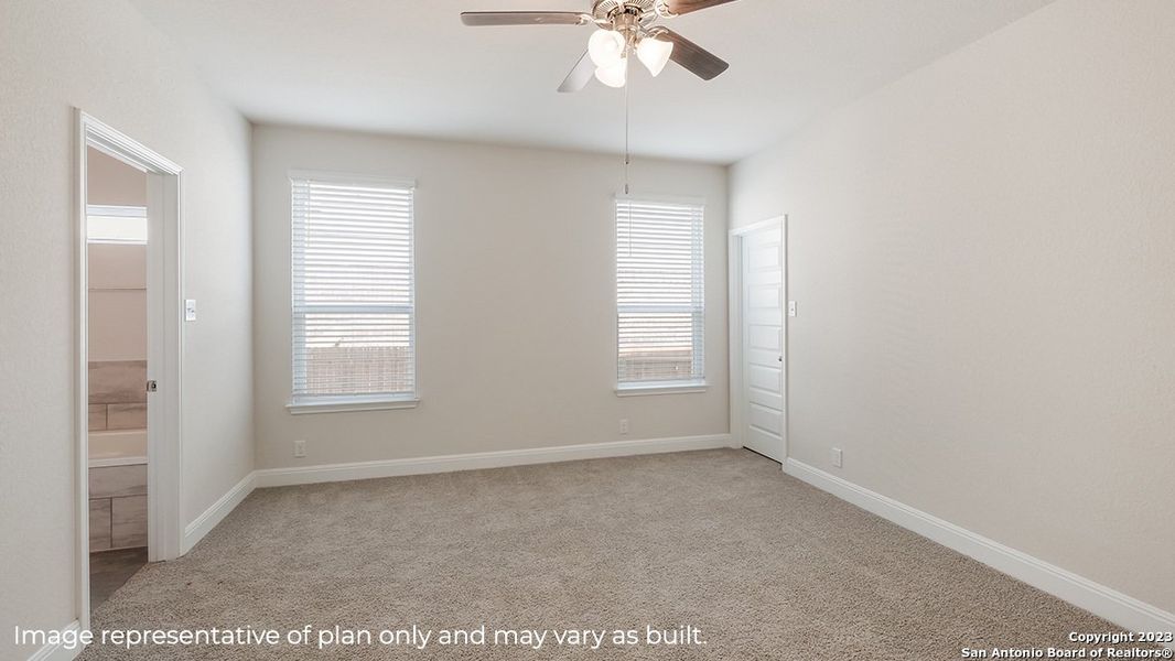 Spacious, unfurnished interior of a new home in Riverstone at Westpointe, San Antonio (Image 18).