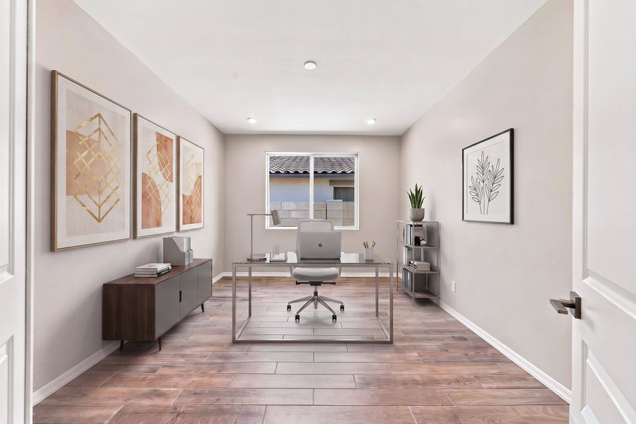 Furnished interior view inside a new home in Tirreno at IronWing, Litchfield Park (Image 9).