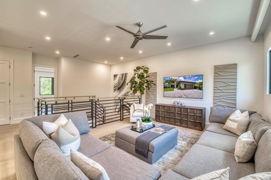 Furnished interior view inside a new home in , Palm Beach Gardens (Image 37).