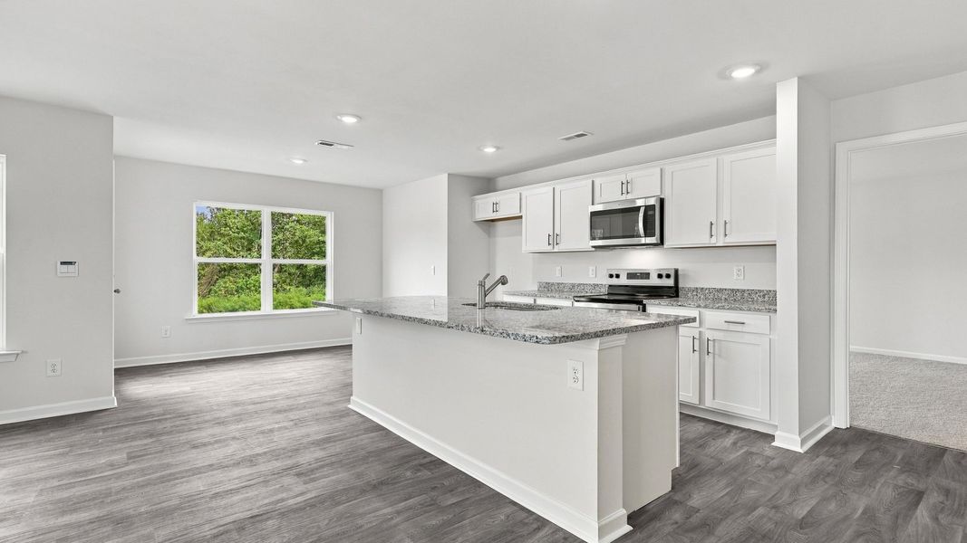 Furnished interior view inside a new home in Bynum Farms, Farmville (Image 3).