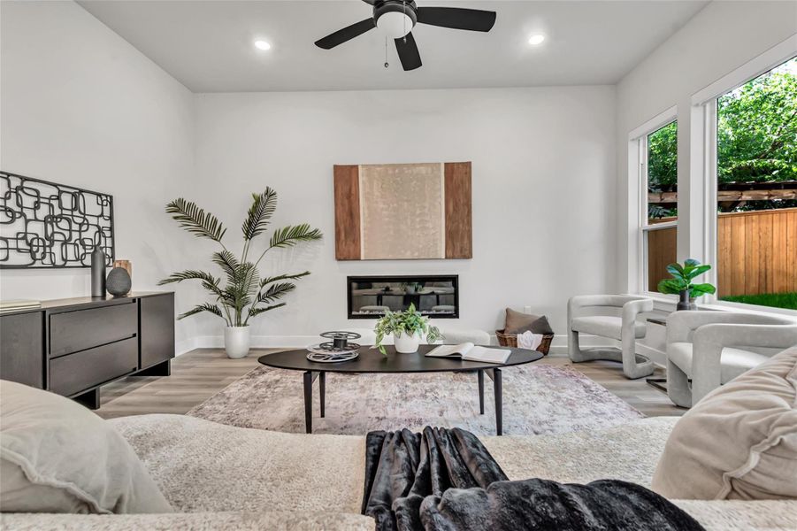 Furnished interior view inside a new home in , Austin (Image 13).