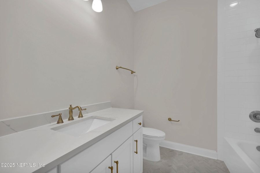 Furnished interior view inside a new home in Courtney Oaks at SilverLeaf, St. Augustine (Image 13).