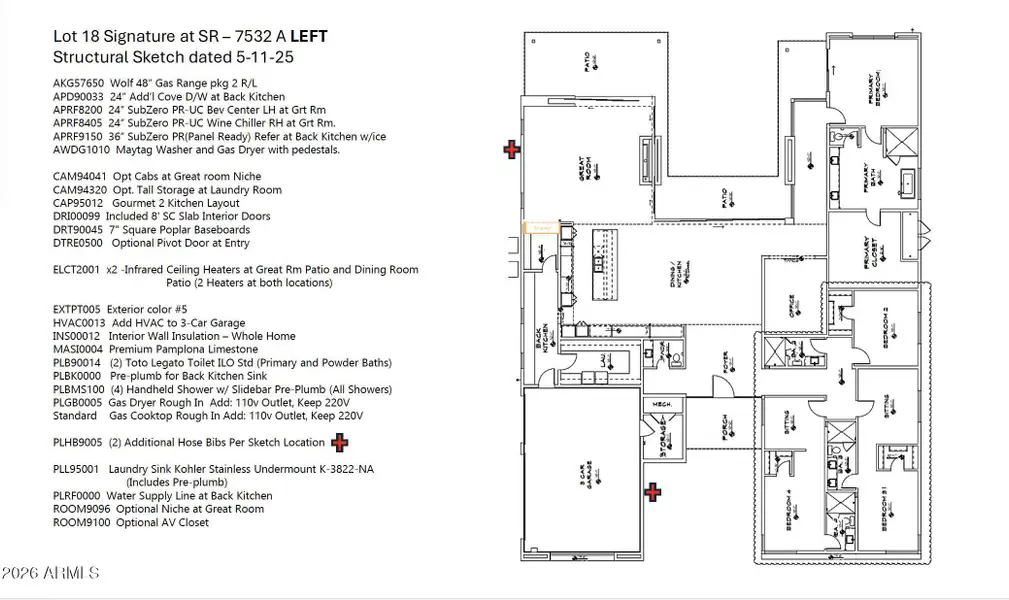 Floorplan & Options Floorplan & Options