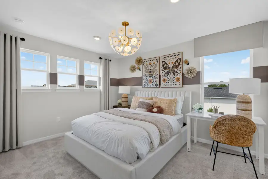 Representative furnished interior of a home built from the Imperial by Pulte Homes in Waypointe, Port Orange (Image 12).