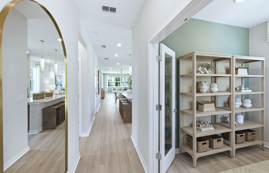 Representative furnished interior of a home built from the Contour by Del Webb in Del Webb Explore North River Ranch, Parrish (Image 16).
